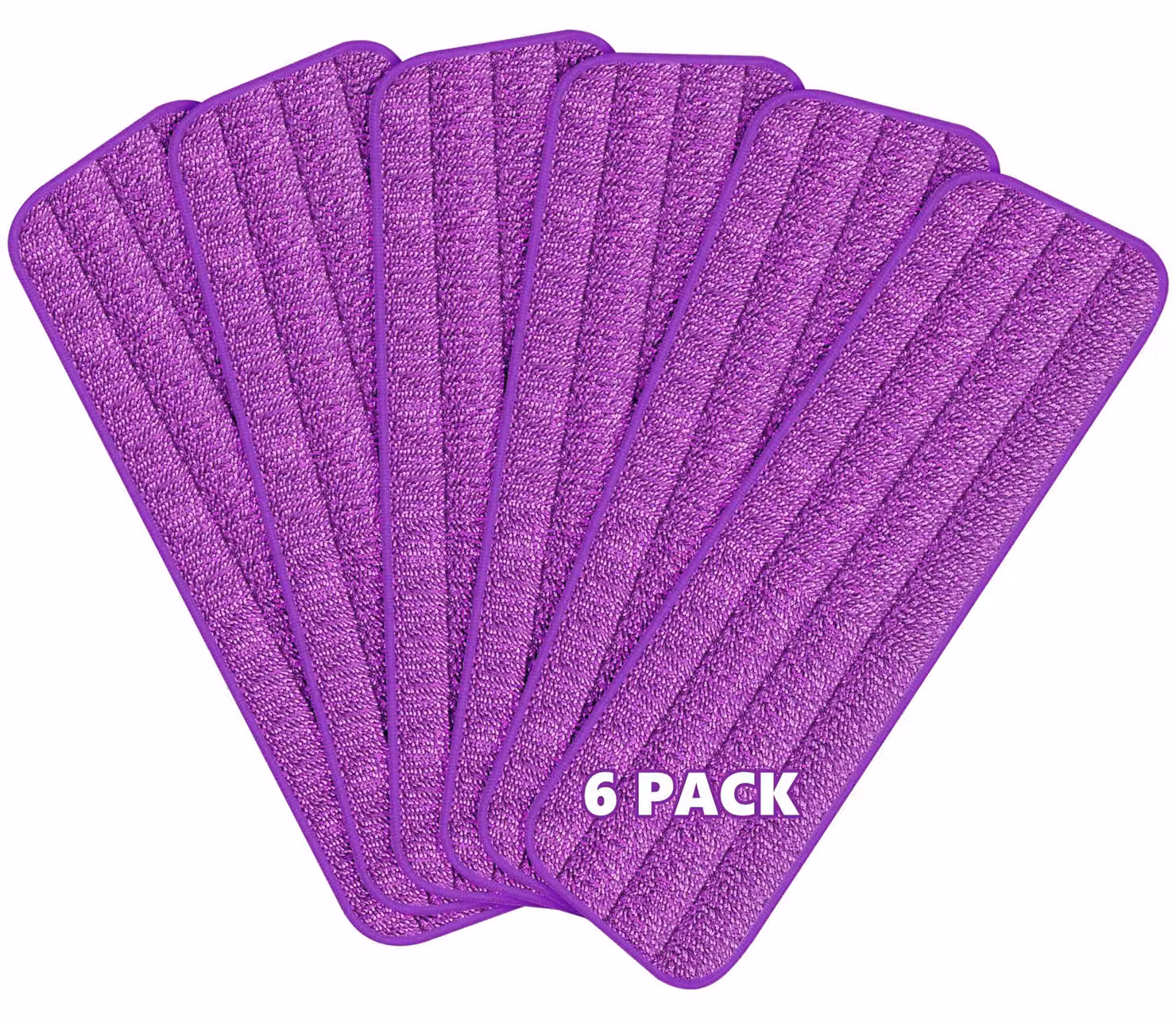 6 panni in microfibra per mop, dimensioni 39x13 cm, lavabili