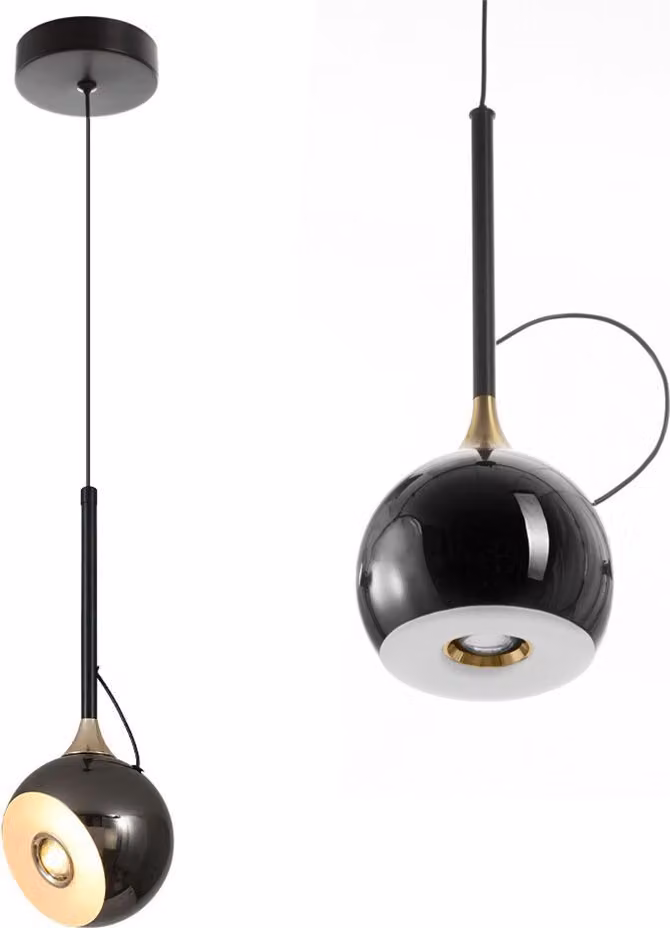 Lampada tooLight G087-1Cp Black Chrome