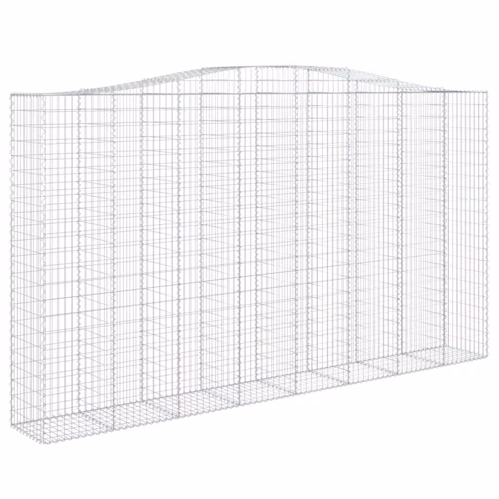 Cesto Gabbione ad Arco 400x50x220/240 cm Ferro Zincato
