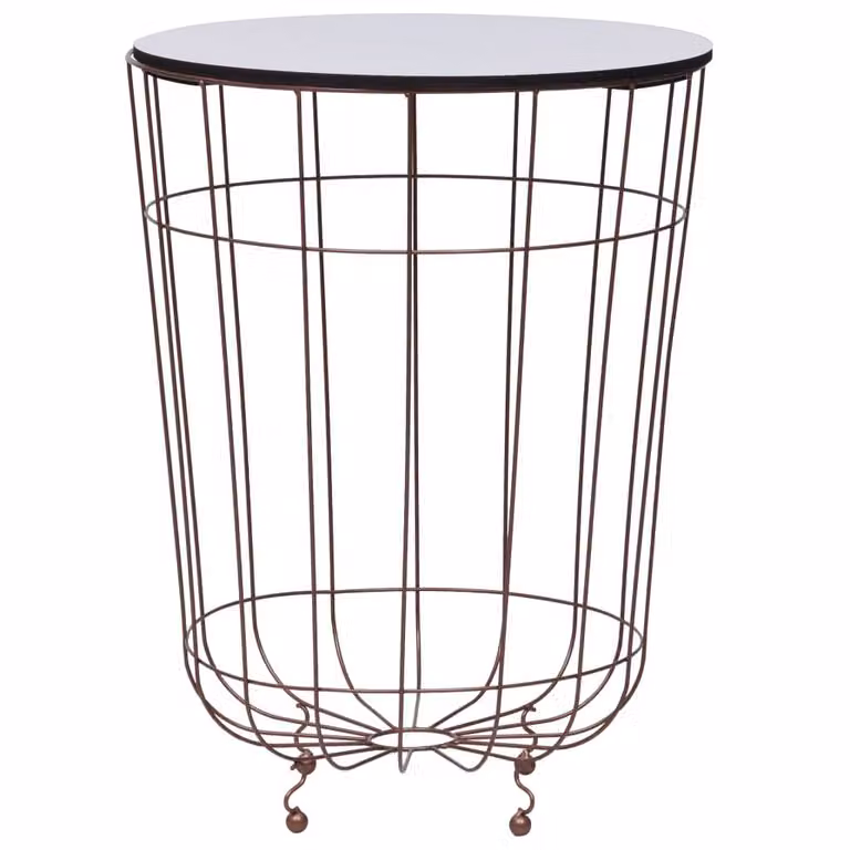 Maison Exclusive - Tavolino Golden, diametro 40 cm