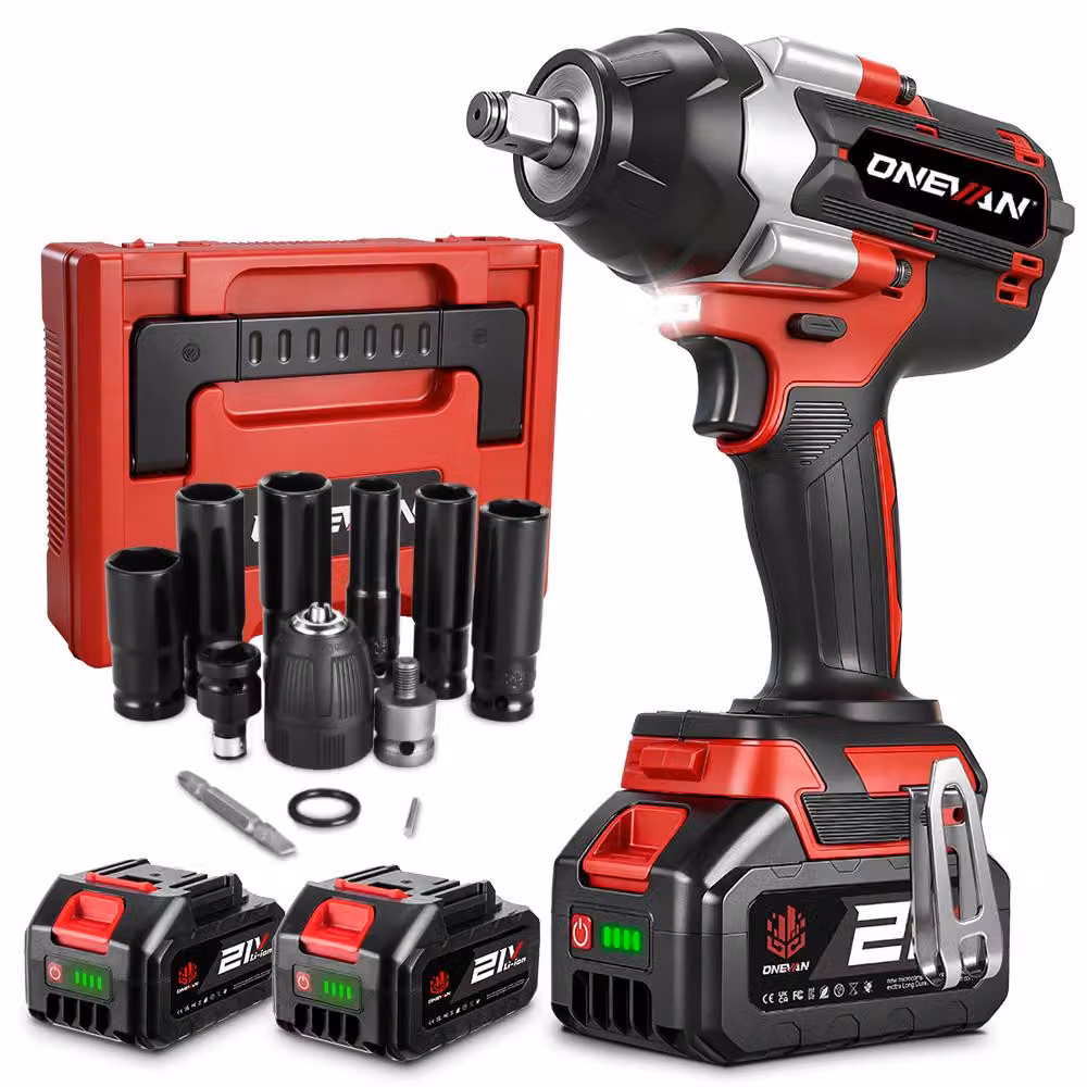 Chiave a percussione elettrica - Coppia: 1800 Nm - Batteria: 18V - Attacco: 1/2 pollice quadrato