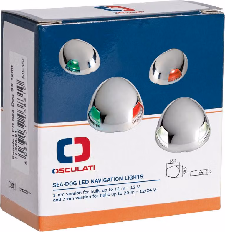 Sea-Dog Luce di navigazione a led 112,5° sinistra 12 m , 1 pezzo