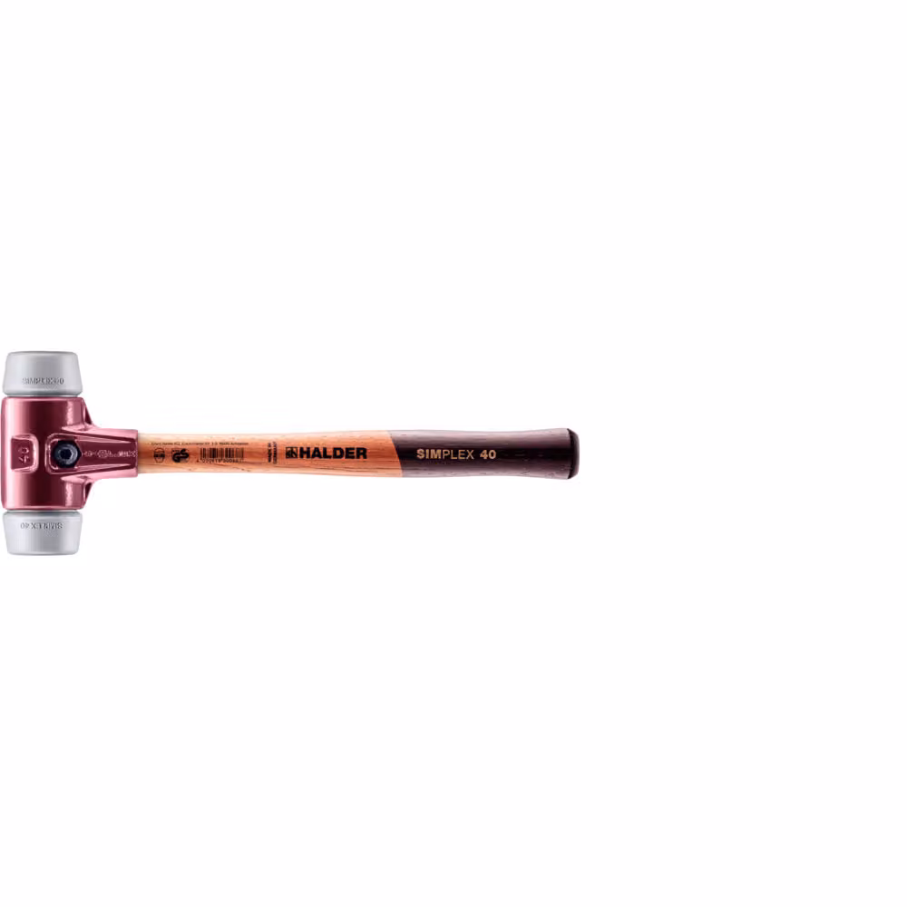Mazza SIMPLEX soft-face, TPE-mid; con ghisa malleabile..
