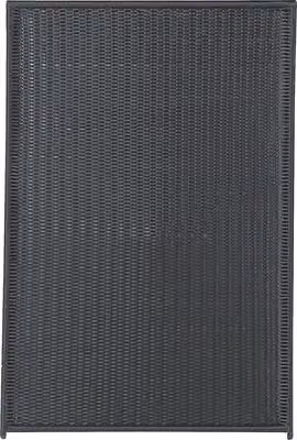 Elemento parziale per recinzione PLUS Trend 115 x 170 cm nero