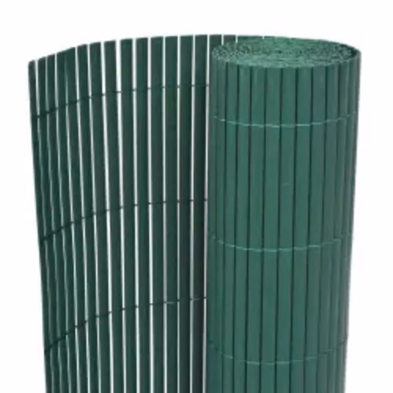 Recinzione da Giardino a Doppio Lato 110x500 cm Verde