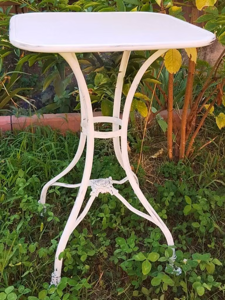 Tavolo da giardino Casa Padrino 60 x 60 x h. 75 cm - vari colori - arredo giardino in ferro battuto