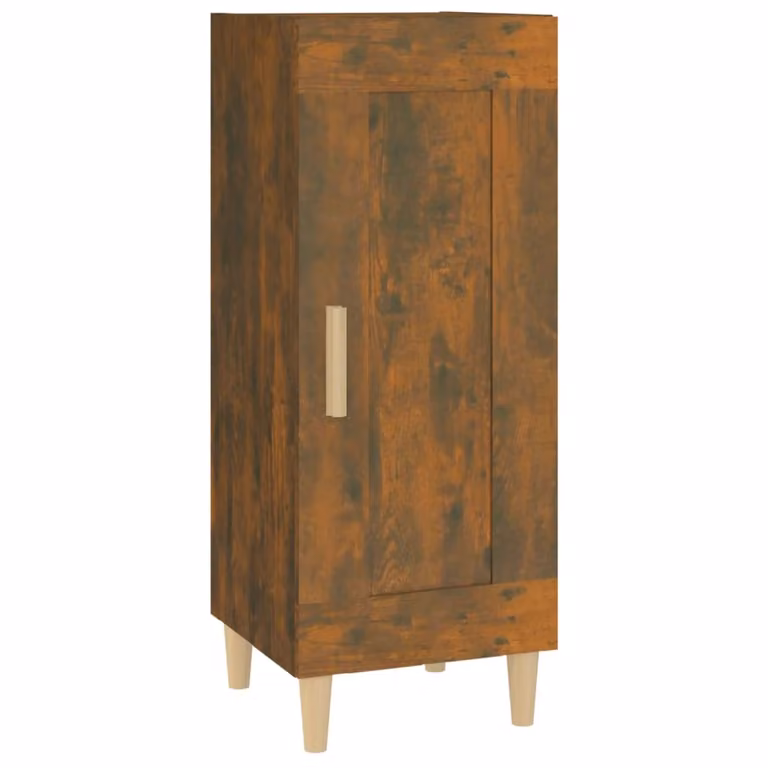 Credenza Rovere Fumo 34,5x34x90 cm in Legno Multistrato