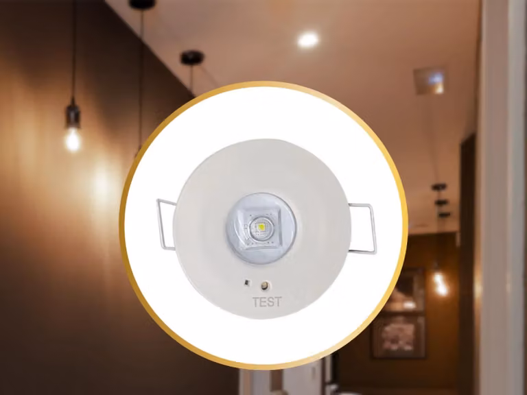 NEDES - Lampada di emergenza a soffitto, 1,2W / 3 ore / IP20 - Modello LEL501