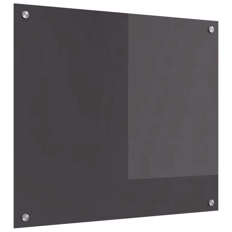 Schienale da cucina vidaXL in vetro temperato Grigio antracite L: 70 cm x H: 60 cm
