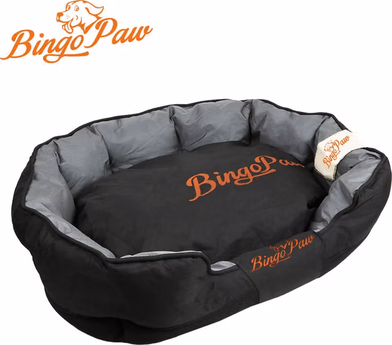 WISFOR Letto per cani Cuscino per cani Cesto per animali domestici Letto per animali domestici Divano per gatti, imbottitura spessa Robusto e confortevole Rivestimento rimovibile Lavabile, Dimensioni: L: 90 × 70 × 19cm