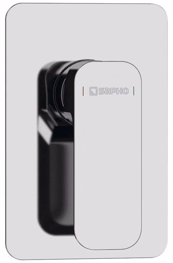 Sapho Spy - Miscelatore per doccia da incasso, 1 uscita, cromo PY41
