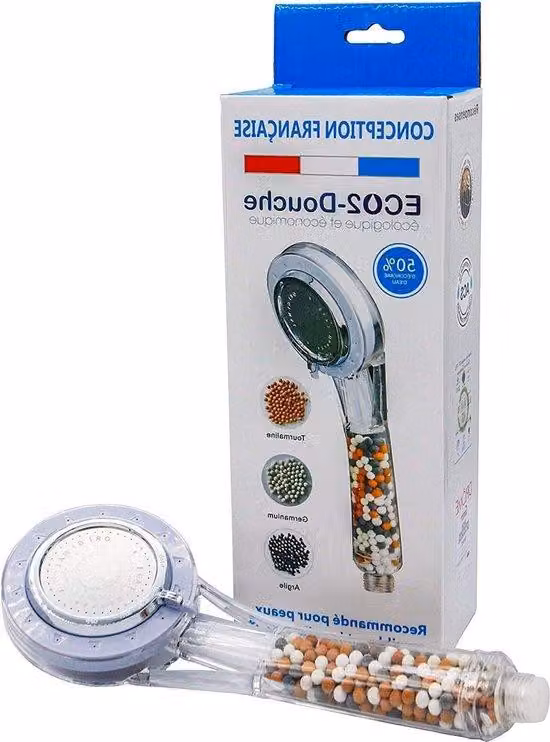 Soffione doccia Eco universale trasparente