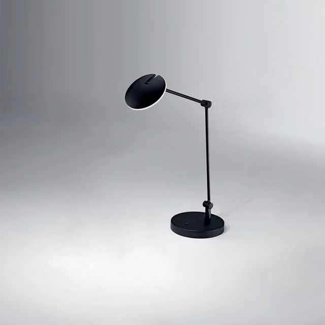 Lampada da scrivania moderna Joint PERENZ in metallo nero con tecnologia LED regolabile – 1