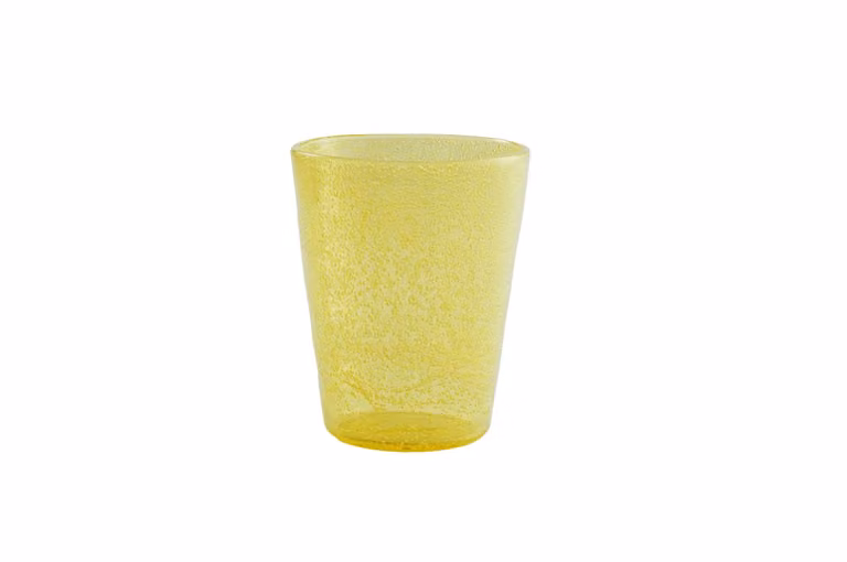 Bicchiere acqua Memento Synth metacrilato, Giallo, 6 pezzi