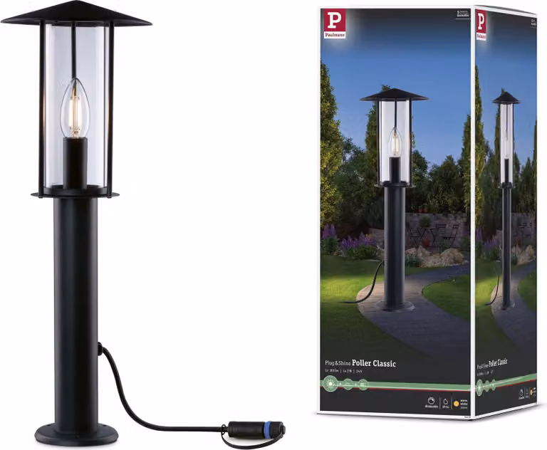 Paulmann Plug & Shine Luce di dissuasione a LED Luce singola classica