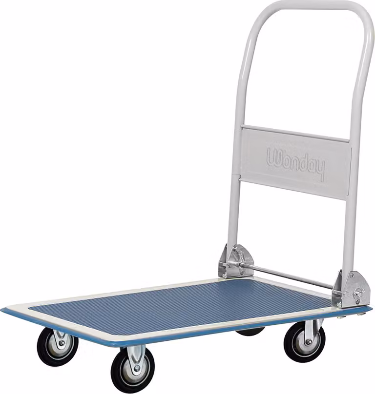 Carrello a piattaforma in acciaio Wonday Cargo Portata: 150 kg