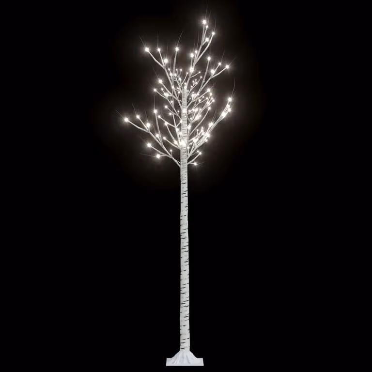 Albero di Natale con 200 LED, altezza 1,8 metri, luce bianca fredda, adatto per interni ed esterni