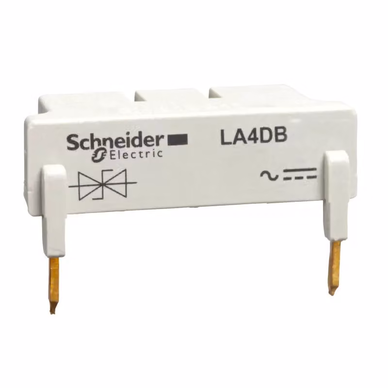 Modulo di cablaggio Schneider Electric, diodo speciale, 24 V CC, per LC1D40-80 LA4DB3B