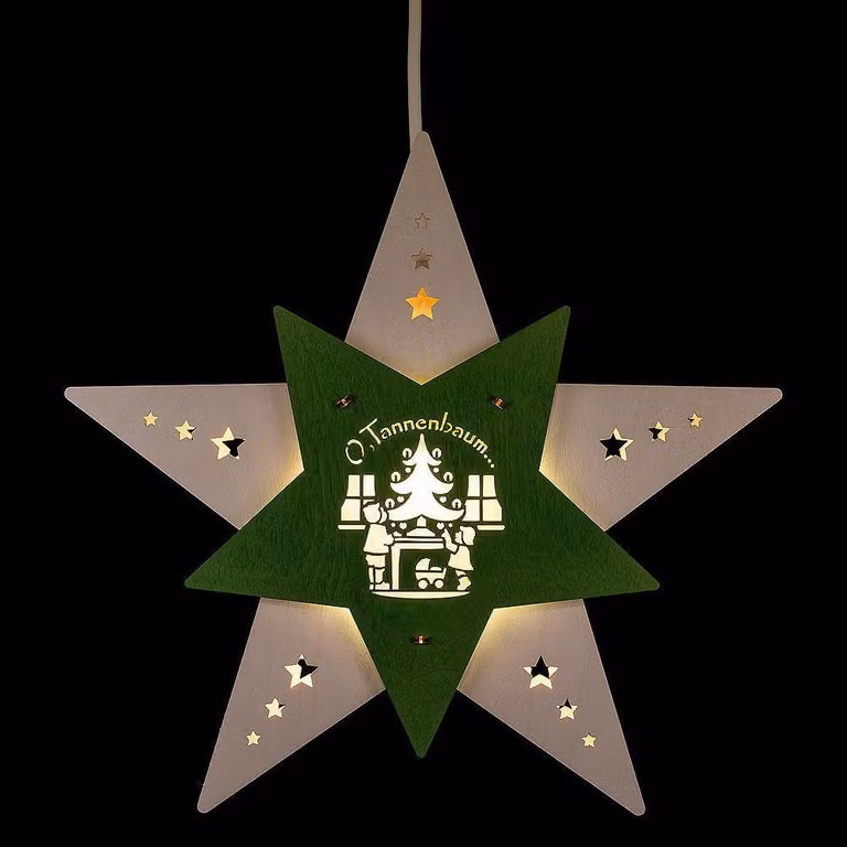 Albero di Natale da finestra alto circa 29 cm NUOVO