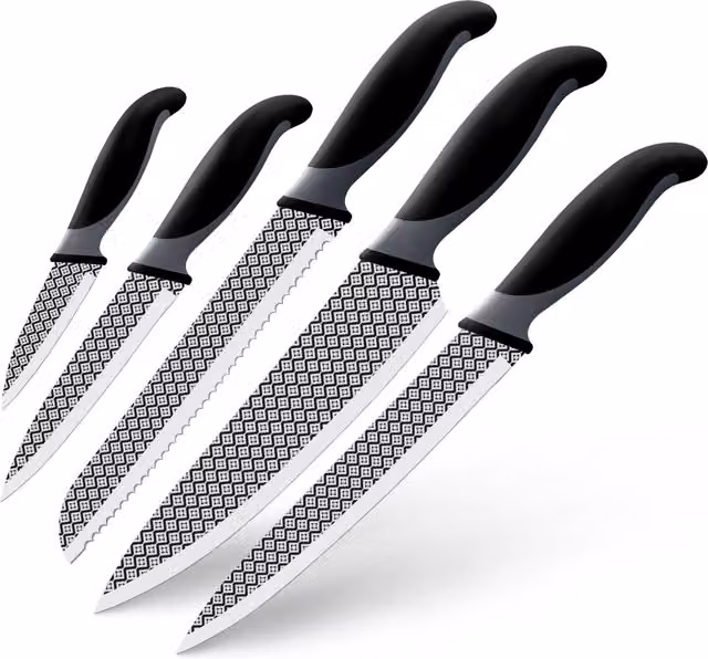 Set 6 coltelli in acciaio inox