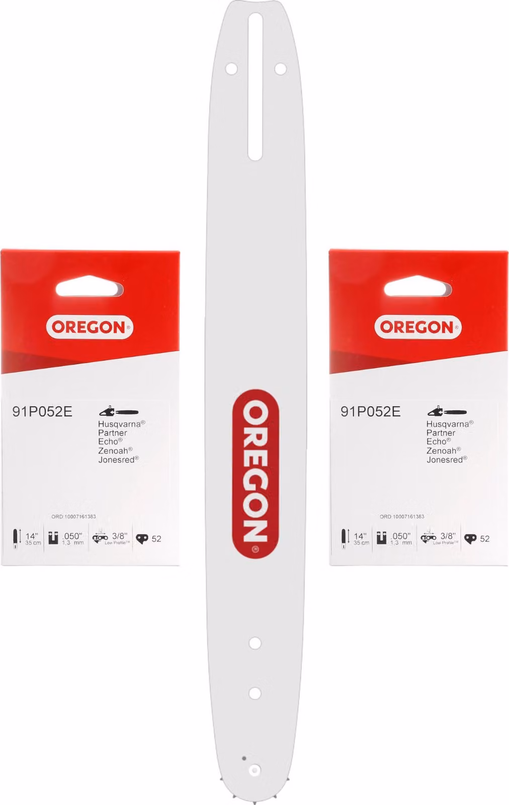Oregon Combo barra di guida + 2x catena da 35 cm 3/8" LP 1,3 mm 52 TG ( 543437 )