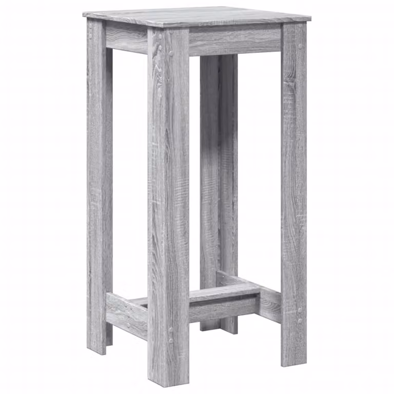 Tavolo da Bar Grigio Sonoma 51x50x103,5 cm in Legno Multistrato