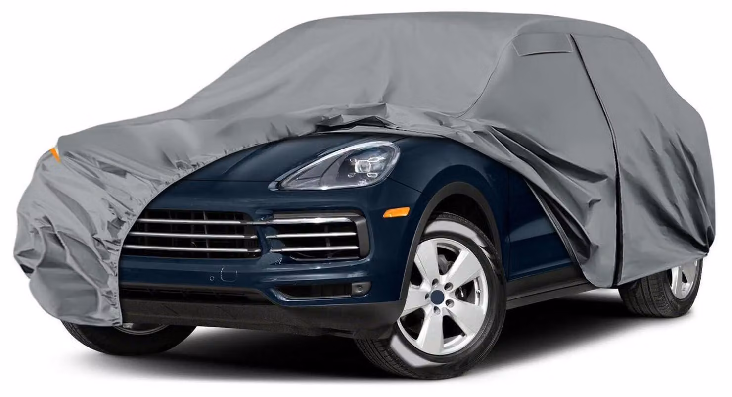 Copertura impermeabile per auto, adatta per Porsche Cayenne dal 2009 al 2025, ideale per uso esterno in tutte le condizioni atmosferiche, colore grigio