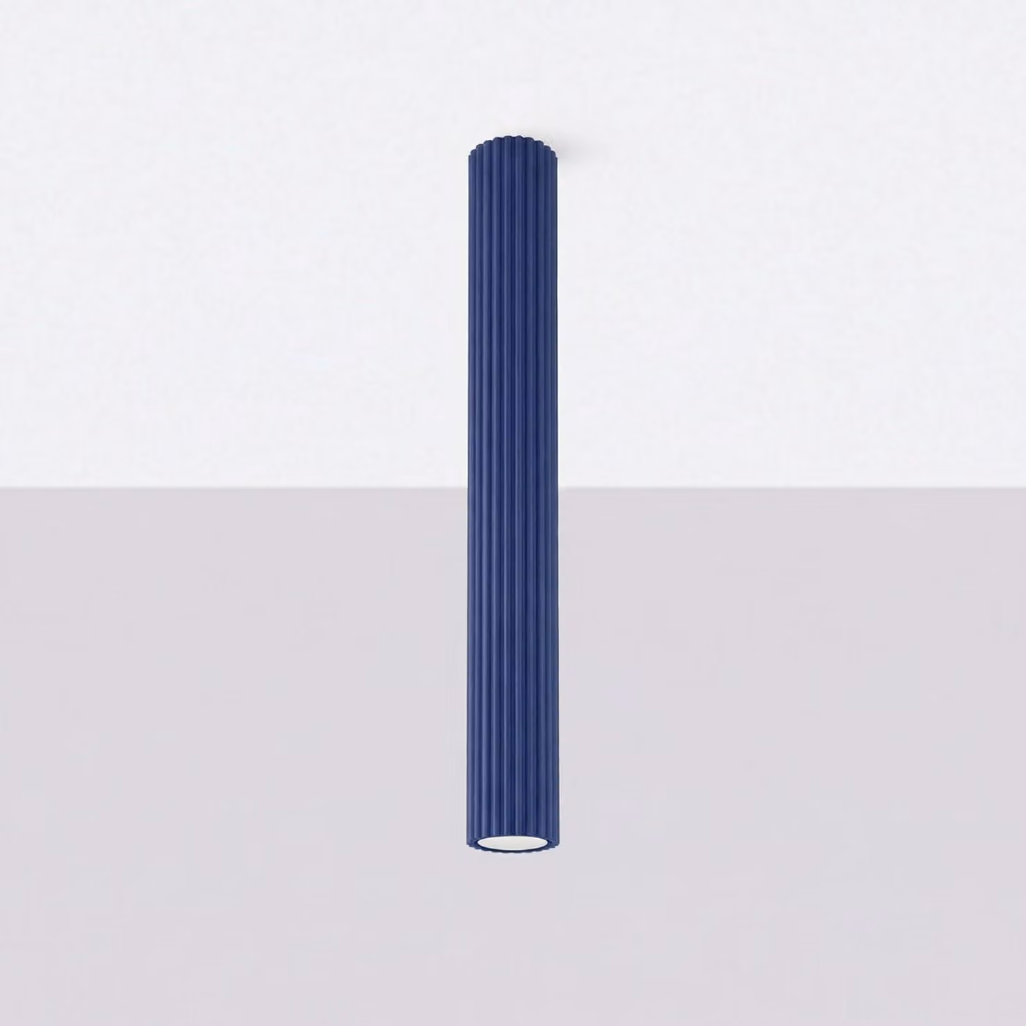Plafoniera KARBON 60 oltremare 1xGU10 10W alluminio 60x6.5x6.5cm Sollux Lighting