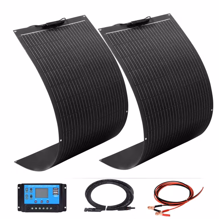 Pannello solare flessibile 100W, ultraleggero, alta efficienza del 24%, 100 watt (per pannello)