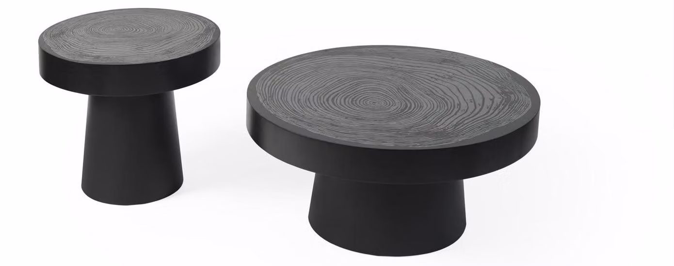 Couchtisch Runder Set 2 tlg. Beistelltisch Schlafzimmer Tische Design