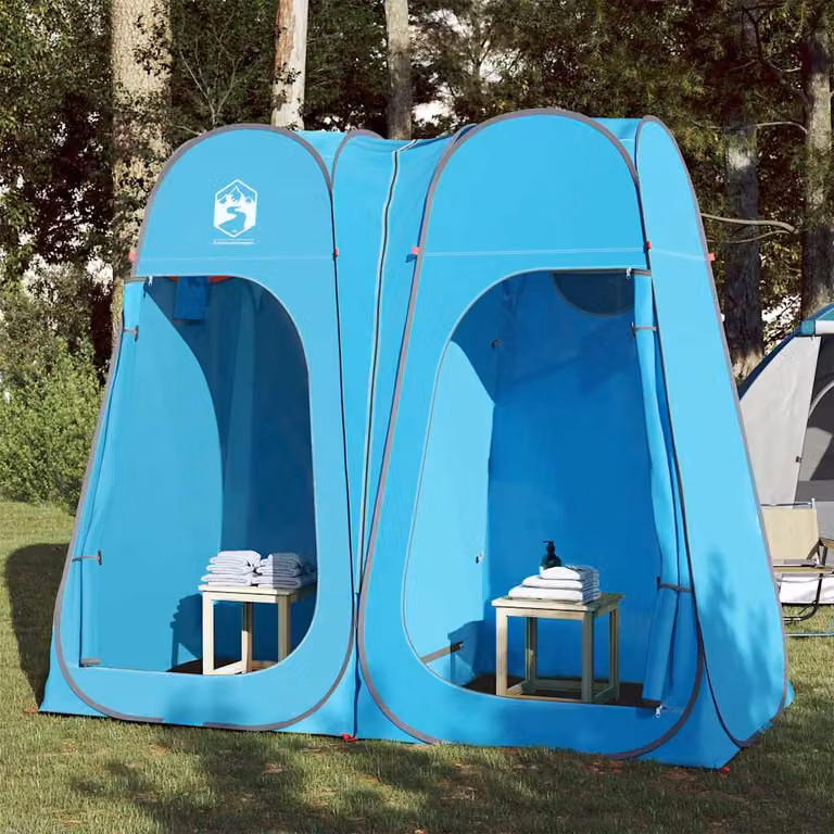 Tenda Privacy Pop-Up vidaXL Blu Impermeabile in Poliestere L/P/H: 233 x 120 x 193 cm