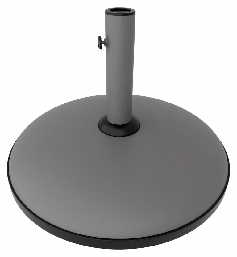Terra - Base per Ombrellone da Giardino Rotondo Ø45 cm 15 Kg in Cemento Grigio