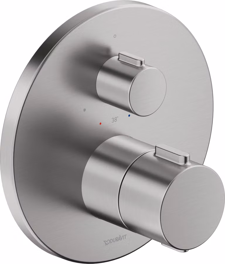 Duravit robinetterie thermostatique, thermostat encastré, 1 consommateur, rond, TH4200016070, TH4200016070