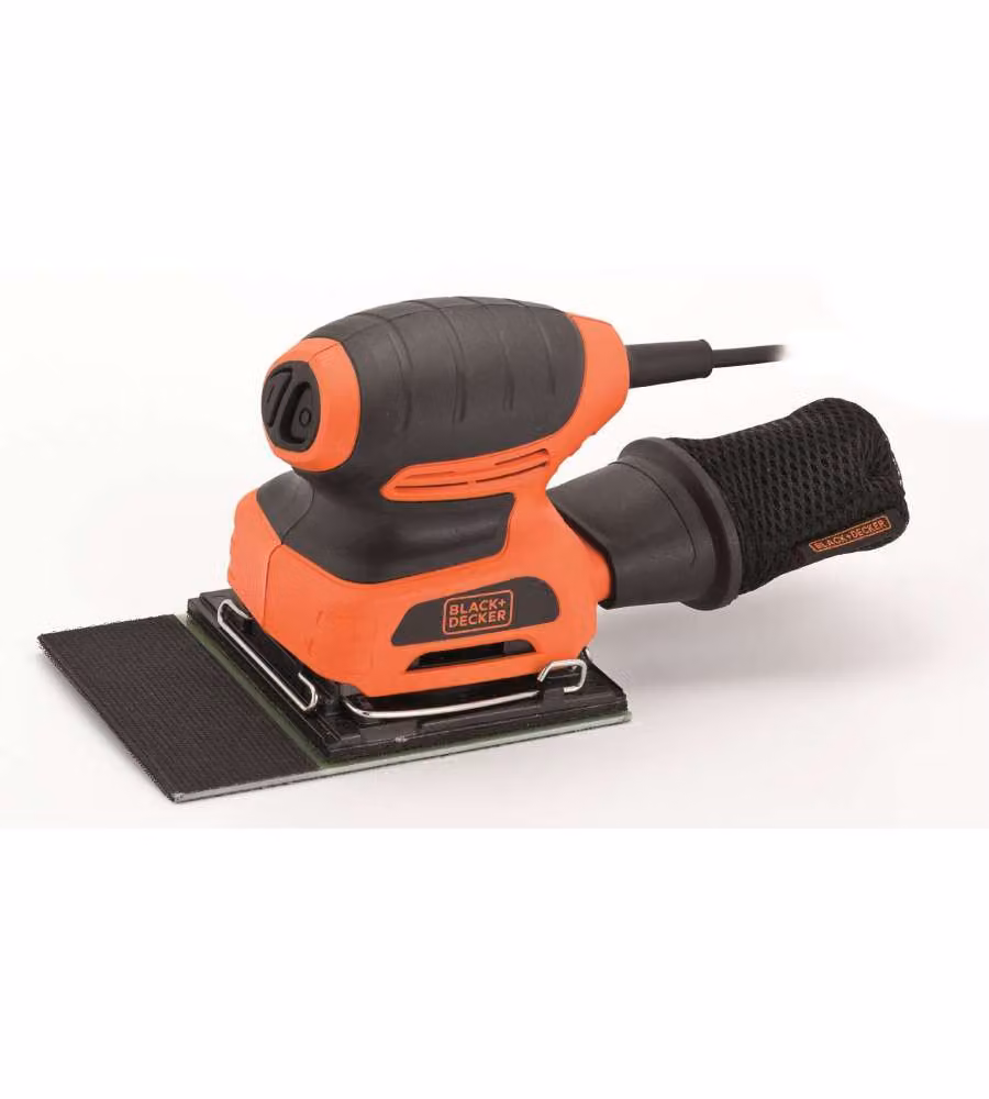 Levigatrice orbitale Black+Decker da 170 W per persiane, colore nero e arancione – 2