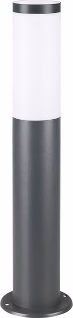 Palo Luminoso da Esterno Monzana con Sensore di Movimento e Luce Up/Down, Colore Grigio/Argento, IP44