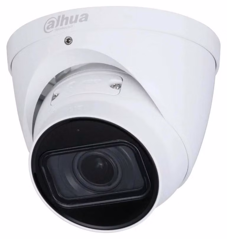 Telecamera di Red Dahua WizSense 2MP WDR Telecamera a torretta con obiettivo varifocale motorizzato IR 2,7-13,5 mm. IP67. Eingebautes Mikrofon