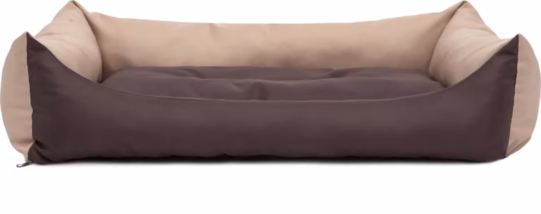 Cuscino per cani Letto per cani Posto per dormire Cuscino per cani Pontes - Eco - 62 x 43 x 15 cm [misura: L] - Beige con marrone