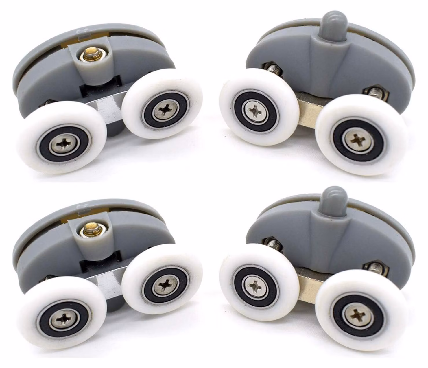 Solidchoice - Set di 4 rotelle per porte doccia in vetro