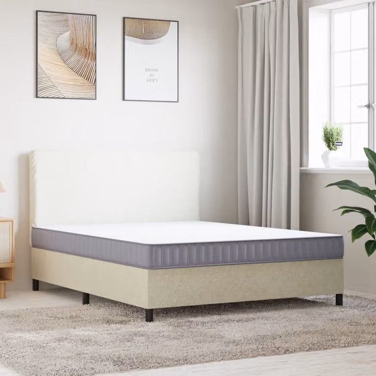 vidaXL Materasso in Schiuma Mediamente Morbido 160x200 cm