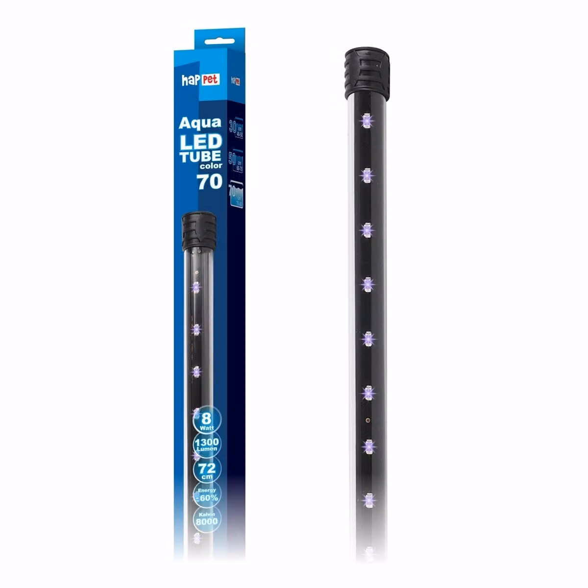 Happet AquaLED Tubo Colore - lampa Led 8W 72cm Happet