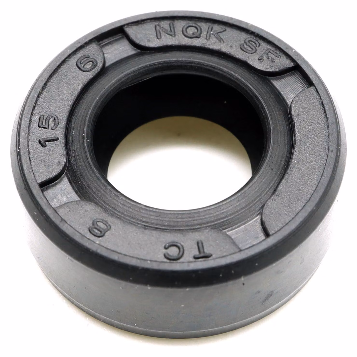 Guarnizione radiale per albero, 8x15x6 mm, in NBR 70, conforme alla norma DIN 3760