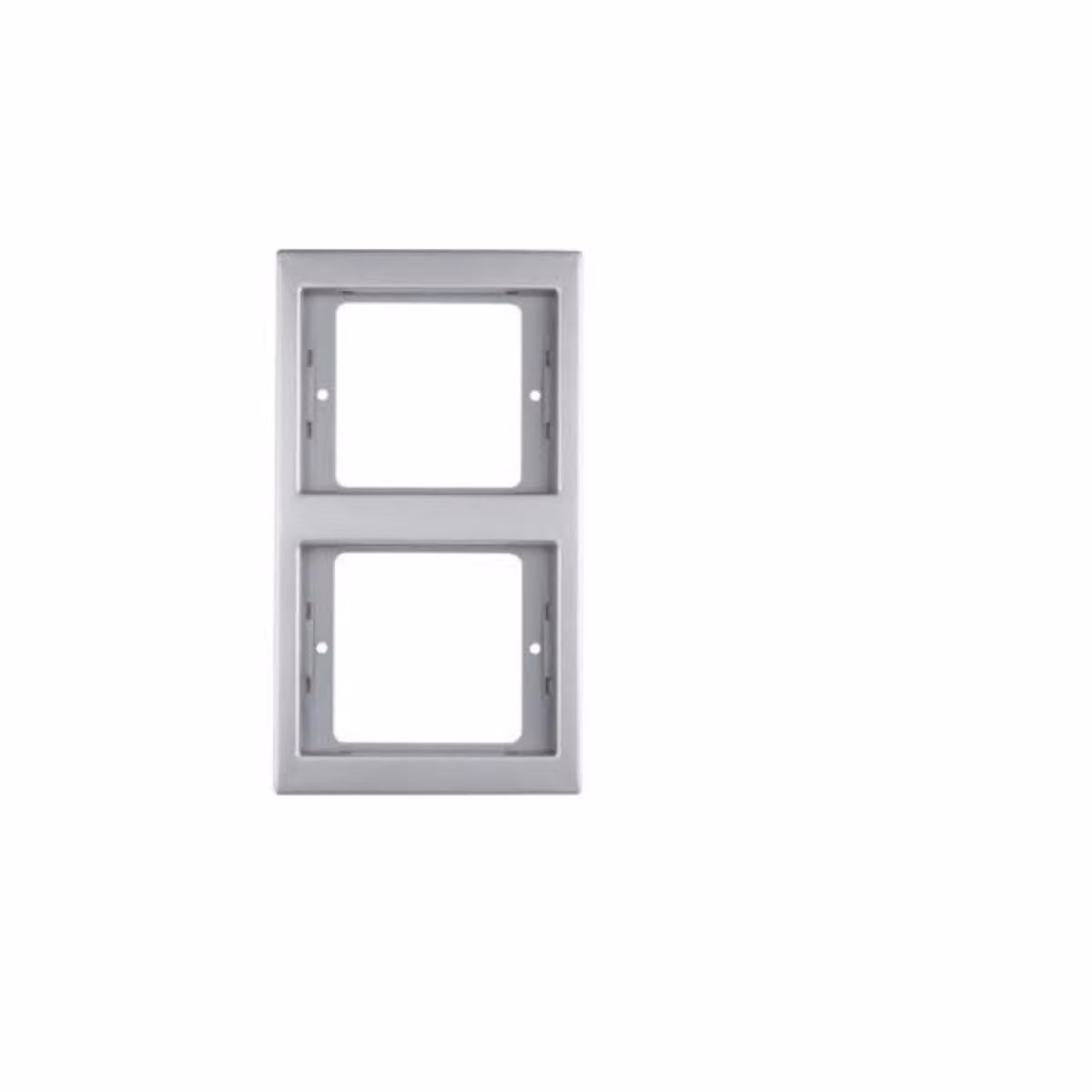 Berker 13237004 Cornice di copertura a 2 ingressi verticali K5 in acciaio inox finitura opaca