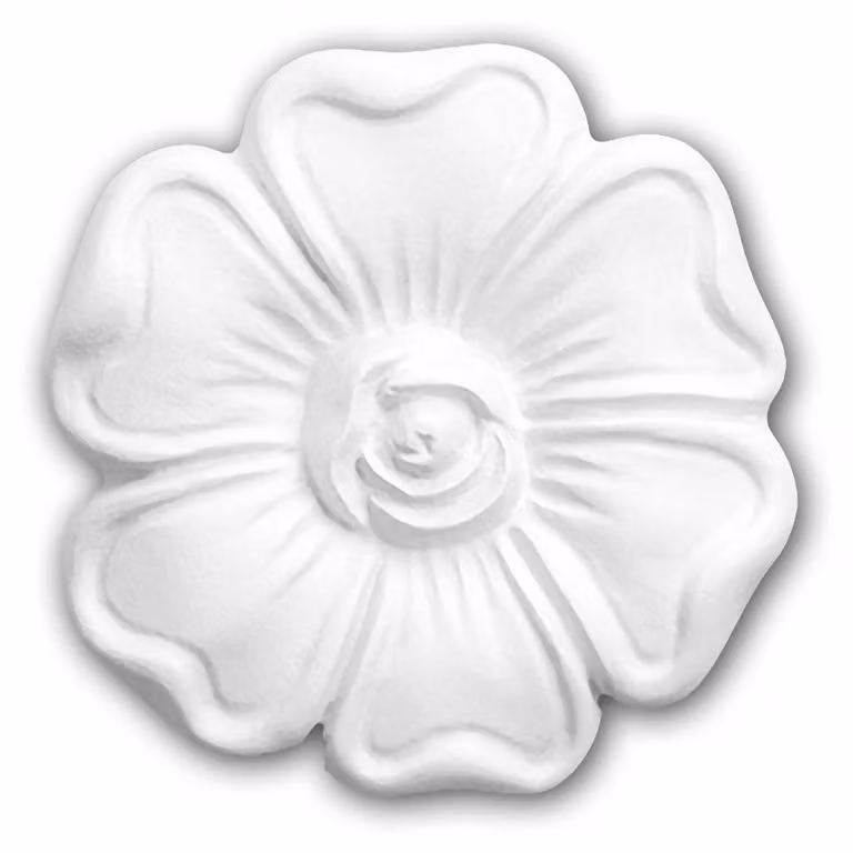 Elemento decorativo Profhome 160006 rosone stile classico Ø 6 cm