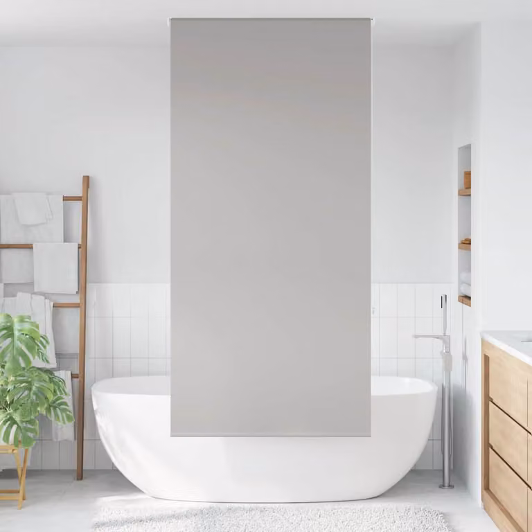 vidaXL Tenda a Rullo Doccia 100x240 cm Larghezza Tessuto 96 cm