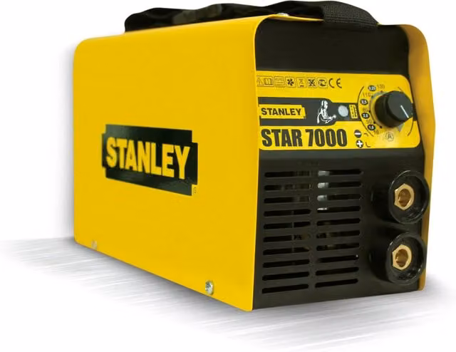 Saldatrice a Elettrodi MMA Inverter Stanley Star 7000 Gialla