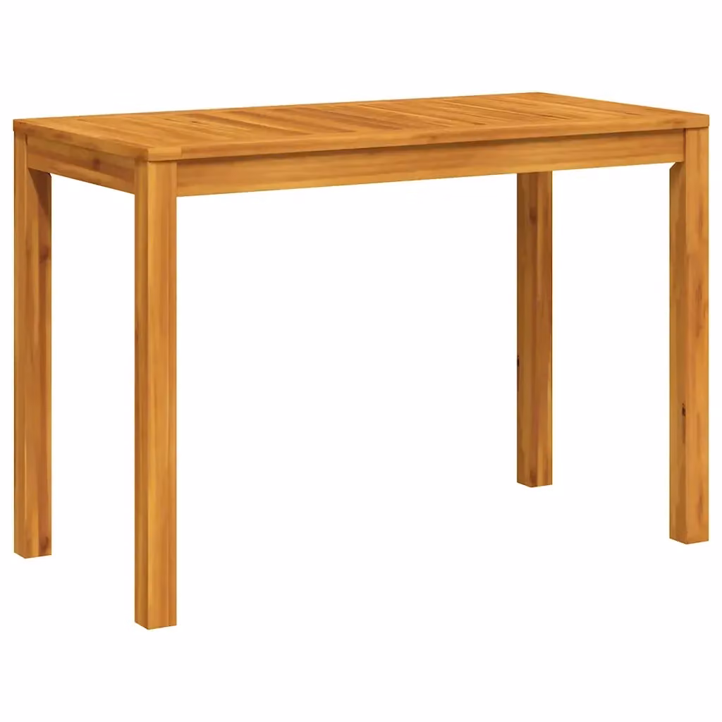 Tavolo da giardino rettangolare vidaXL in legno di acacia oliato marrone L: 110 cm, P: 55 cm, H: 75 cm – 2