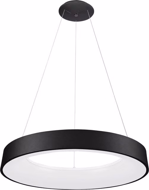 Lampada a sospensione Italux Giulia LED Ø80 nera 80W