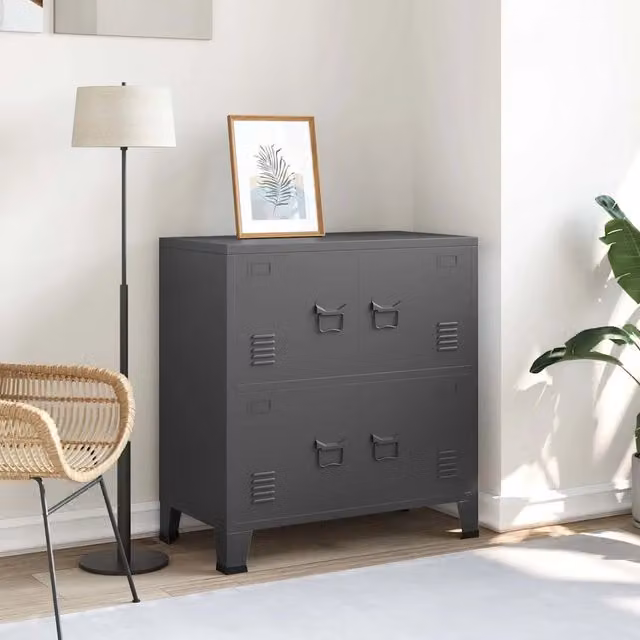 Classificatore Industriale Antracite 75x40x80 cm in Acciaio