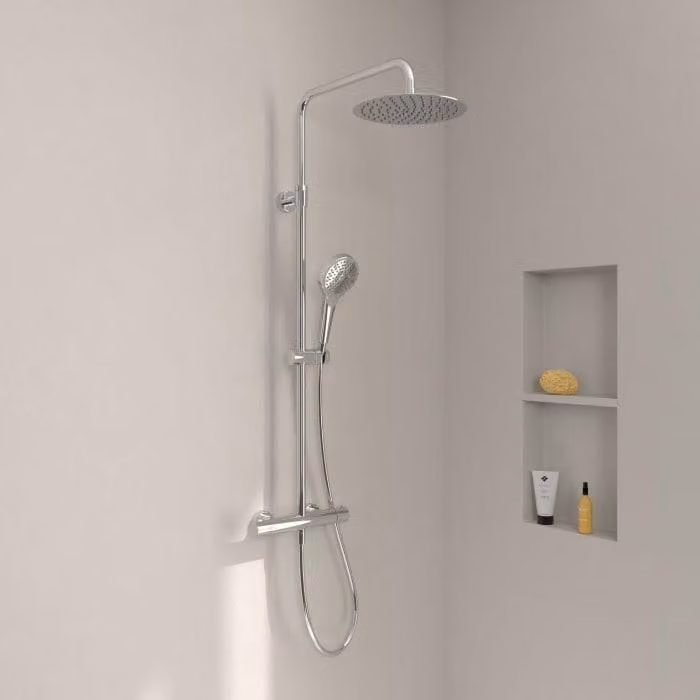 Sistema doccia Villeroy & Boch Taro con 3 funzioni, da montare a parete