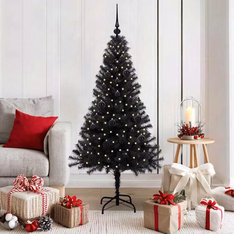 Maison Exclusive - Albero di Natale nero, 150 cm, in PVC